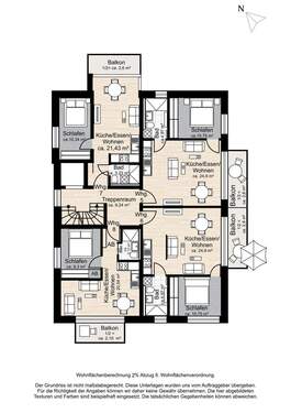 Etagenplan Obergeschoss - 