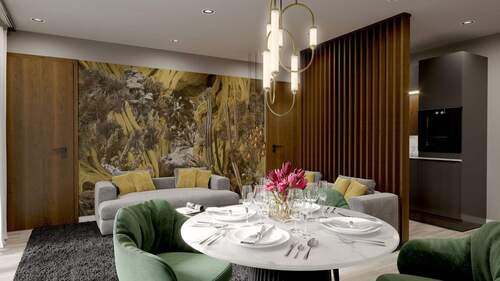 Beispieleinrichtung Wohnung 6: Essen und Wohnen - 