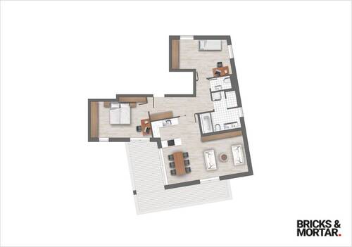Oblatterwall Wohnung 7 (Visualisierung) - 