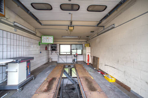 Prüfstand mit Tor - 