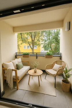 Balkon Möbliert - 