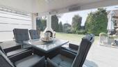 Überdachte Terrasse mit Heizstrahlern - 
