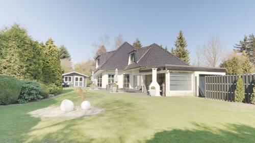 Gartenansicht - 5 Zimmer Einfamilienhaus zum Kaufen in Ostrohe