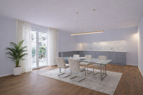 Essen/offene Küche - 3 Zimmer Etagenwohnung in München