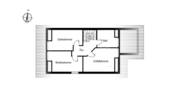 Grundrissskizze Dachgeschoss - 