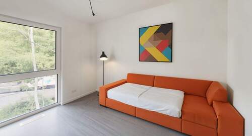 Schlafzimmer - Schlafzimmer, Bauhaus - (KI generiert) - 