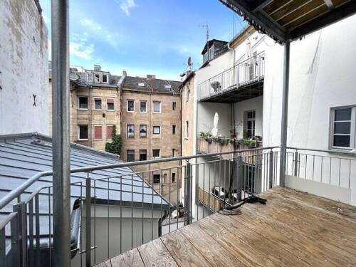 Balkon - Etagenwohnung mit 58,80 m&sup2; in Fürth zur Miete