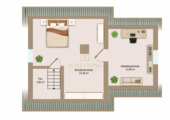 Grundriss Spitzboden - 