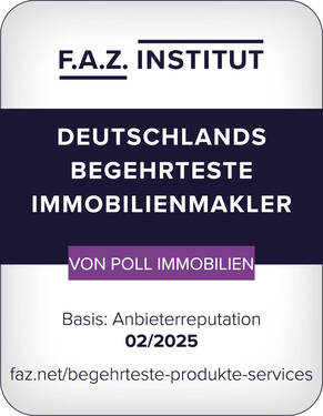 Siegel_FAZ_Begehrteste Produkte_2025_Standard_VON POLL IMMOBILIEN - 