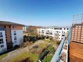 Aussicht von der Dachterrasse - 3 Zimmer Etagenwohnung in Taucha