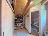 Abstellraum und neue KLAFS-Sauna - 