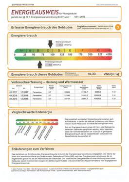 Energieausweis - 