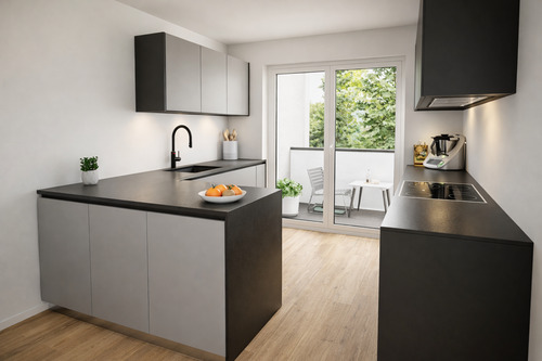 Küche - Barrierefreie Neubau- 2- Zimmer Wohnung in Witten-Heven zu vermietenn