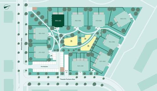 Lage der Eigentumswohnung im Quartier - 