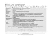 Daten und Konditionen - 4 Zimmer Gewerbeobjekt (Büro, Produktion, Verkauf) zur Miete in Hagen