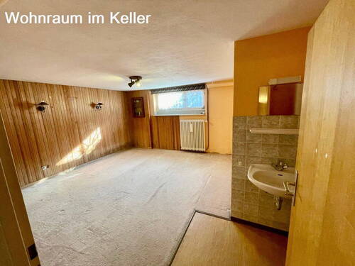 Wohnraum im Keller - 
