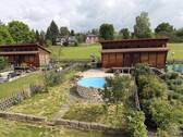 Blick in Garten - Reihenmittelhaus mit 195,00 m&sup2; in Pirna ot Graupa zur Miete