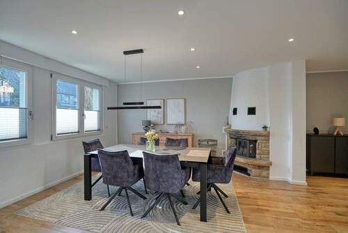 Essbereich mit Kamin - 