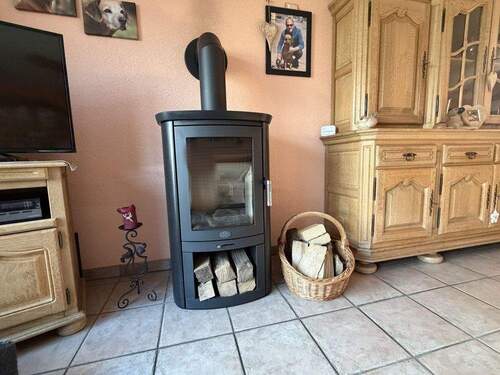 Kamin mit Außenanschluss - 