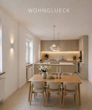 Küche Einrichtungsbeispiel - 4 Zimmer Etagenwohnung in Augsburg / Kriegshaber