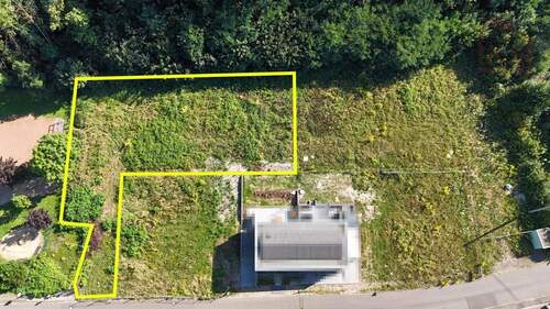 Grundstück Luftbild MFH 1224 m² - Attraktive Fläche für ein modernes Mehrfamilienhaus im Wohnpark Hausenstraße