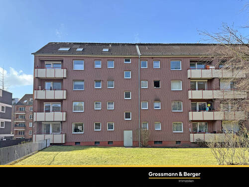 Gartenansicht - Zentrales Wohnen mit sonnigem Balkon
