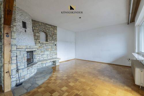 Wohnbereich mit Kaminofen (OG) - 