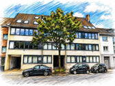Skizze - Etagenwohnung mit 103,30 m&sup2; in Neuss zum Kaufen