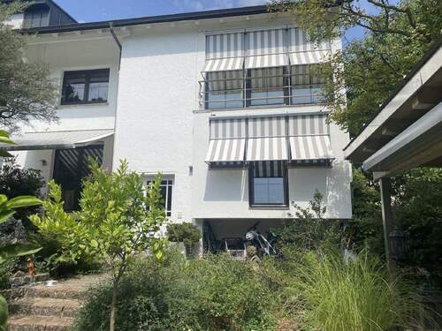 Außenansicht - Attraktive Doppelhaushälfte in Bad Mergentheim - Modernisierter Wohnkomfort mit Gartenidylle und Wellness