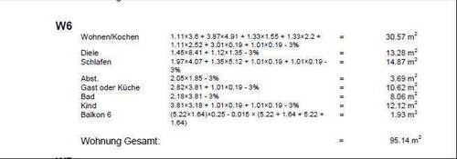 Flächenberechnung - 