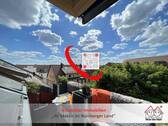 Wohnen - WOHNTRAUM im Dachgeschoss: 3,5-Zimmer-Maisonette-Wohnung mit zwei Balkonen & Stellplatz in Nürnberg