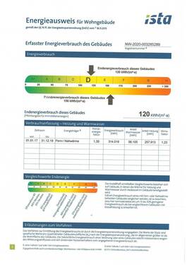 Energieausweis - 2 Zimmer Etagenwohnung zum Kaufen in Hürth