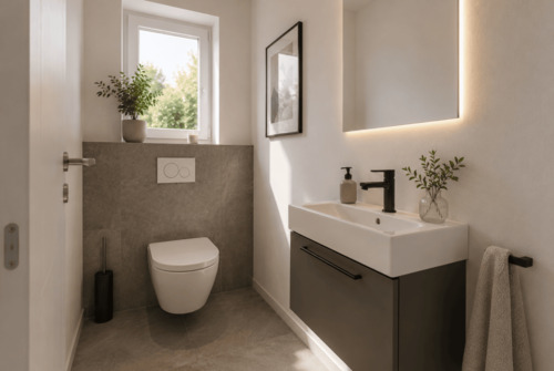 WC Visualisierung - 4 Zimmer Einfamilienhaus in Tespe