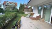 Terrasse - Schicke und moderne Eigentumswohnung mit Terrasse, Gartenanteil und Außenstellplatz in Jena