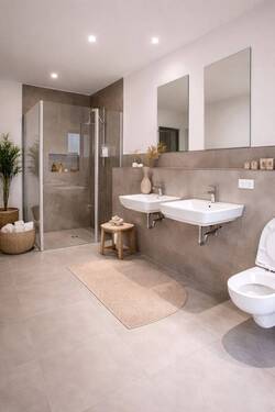 Badezimmer - 3 Zimmer Etagenwohnung zur Miete in Rotenburg (Wümme)