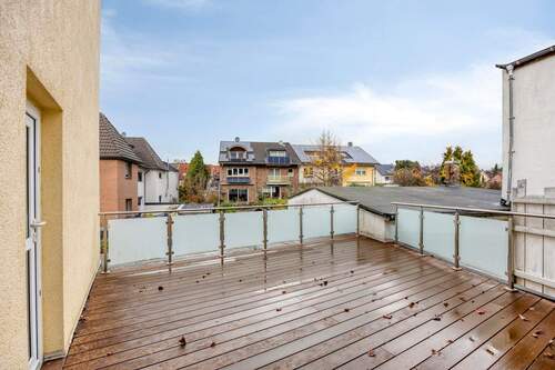 Balkon - PROVISIONSFREI - Stilvoll wohnen auf 81 m²: Moderne 2-Zimmer-Wohnung mit XL-Terrasse in Alt-Hürth