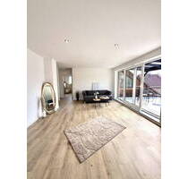 Provisionsfrei: Exklusiv sanierte 3-Zi.-Whg. mit großer Dachterrasse in bester Lage von Bodenheim