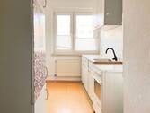 Küche (digital geräumt) - 3 Zimmer Etagenwohnung in Leipzig