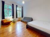 Titelbild - Bezugsfreie 1-Zimmer-Altbauwohnung mit Blick ins Grüne am Tempelhofer Feld