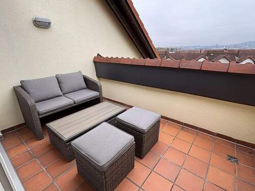 Dachterrasse - 2 Zimmer Etagenwohnung in Hallstadt