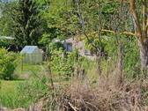 Gewächshaus und Laube.jpg - Gartengrundstück am Ochsengraben!