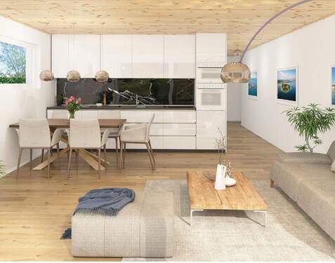 Bild 2 - 3 Zimmer Etagenwohnung zur Miete in Volkertshausen