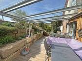Terrasse mit Überdachung - 