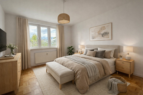 Schlafzimmer (virtual staged) - 
