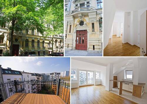 Bild 1 - Helle DG-Wohnung am Clara-Park inkl. EBK, Parkett, Balkon, Bad m. Fenster u.v.m.