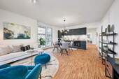 Wohn- und Essbereich (Musterwohnung) - 