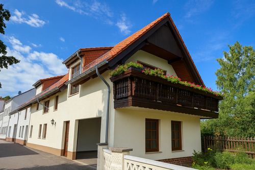 Außenansicht Hinterhaus - Zwei Wohnhäuser mit moderner Ausstattung und historischem Charme in der Kurstadt Bad Lausick