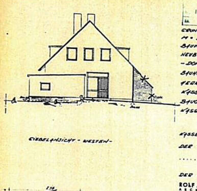 Giebelansicht Westen - 