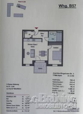 Plan mit Infos - 