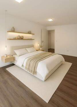 Schlafzimmer - 2 Zimmer Etagenwohnung in Mannheim